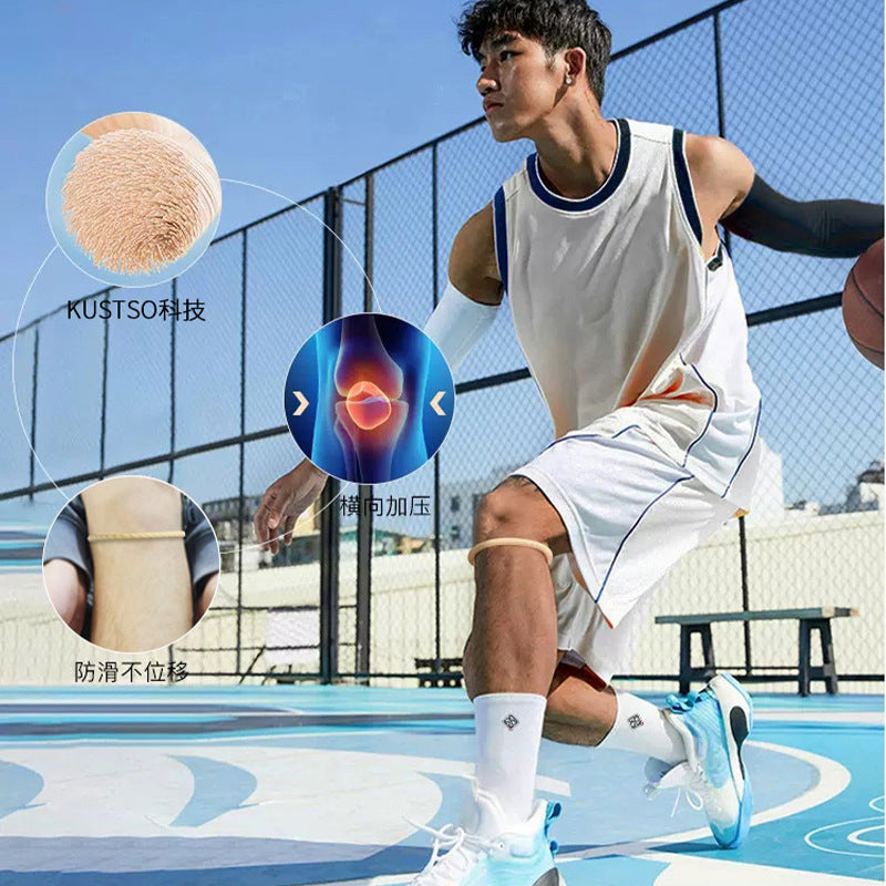 Direct supply of fine patellar straps, basketball knee elastic patellar rings, rubber band knee guards, fixation and protection of the knee