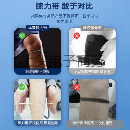 Direct supply of fine patellar straps, basketball knee elastic patellar rings, rubber band knee guards, fixation and protection of the knee